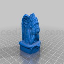 3D打印模型思考石像