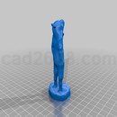 3D打印模型熊孩子雕塑