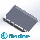 德国FINDER继电器34.51模型Step/iges/stl格式