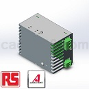 联合王国RS_COMPONENTS电源12V50W模型Solidworks设计