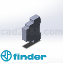 德国FINDER定时继电器8001模型Solidworks设计