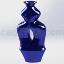 3D打印模型紫色的花瓶