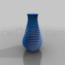 3D打印模型千层叠花瓶