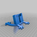 3D打印模型青蛙手机座