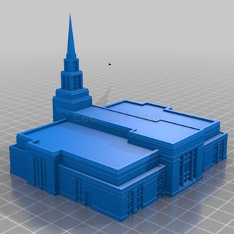 亚利桑那州寺庙3D打印模型STL格式