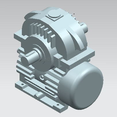 直廓环面蜗杆减速器GBT 7936-1999 3D模型X_T格式