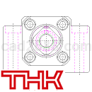 THK支撑单元CAD图纸DWG格式