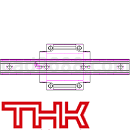 THK导轨2维图纸CAD格式