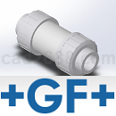 +GF+工程压力管道系统SYGEF PVDF管件汇总3D模型STP/X_T格式