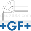 +GF+工程压力管道系统progef标准PP管件CAD图纸汇总DWG格式