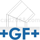 +GF+工程压力管道系统ECOFIT聚乙烯工业用英制管件CAD图纸汇总DWG格式