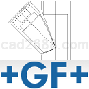 +GF+CPVC管件CAD图纸汇总DWG格式