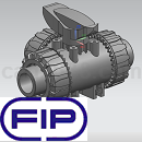 FIP球阀TKD DN10-50 3D模型IGS格式