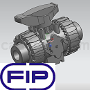FIP球阀VKD DN10-50 系列3D模型IGS格式