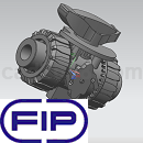 FIP球阀VKR DN10-50系列3D模型IGS格式