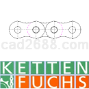 叶链CAD工程图DWG格式KETTEN FUCHS品牌