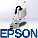 Epson爱普生SCARA机器人3D模型STP格式工业机器人