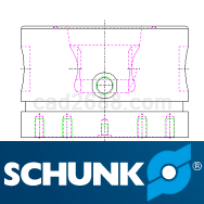 SCHUNK快速更换托盘系统CAD工程图纸DWG格式