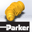 PARKER硬管连接用工业通用接头3D模型725个STP格式模型