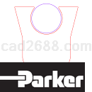 PARK对称连杆和活塞密封件CAD图纸DXF格式