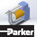 PARKER隔膜泵摆线泵齿轮泵螺杆泵柱塞泵3D模型STP/IGS格式