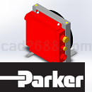 PARKER风冷式油冷却器3D模型STP格式