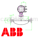 ABB自动化流量测量设备CAD图纸DWG格式