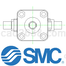 SMC气缸CAD图纸全套DWG格式