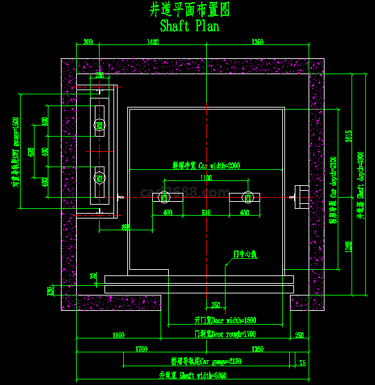 有机房货梯井道图CAD软件 电梯软件 拓普瑞电梯井道图CAD 拓普锐电梯生产图CAD软件视频免费下载