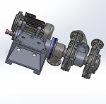 泥浆泵3D模型Solidwoks格式 泵模型  泵设计实例