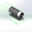 二极管3D模型Solidworks设计案例 二极管模型 二极管设计