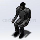 3D人体模型 全姿势人体模型Solidworks设计 