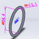 solidworks模型三菱O型圈-油压 密封圈模型 密封圈3D模型