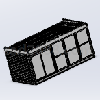 集装箱模型  集装箱3D模型 集装箱板房模型Solidworks设计
